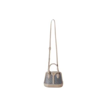 SAMANTHA THAVASA PVC Synthetic Leather Polyester Handbag Mini Women's Plain Fabric Color