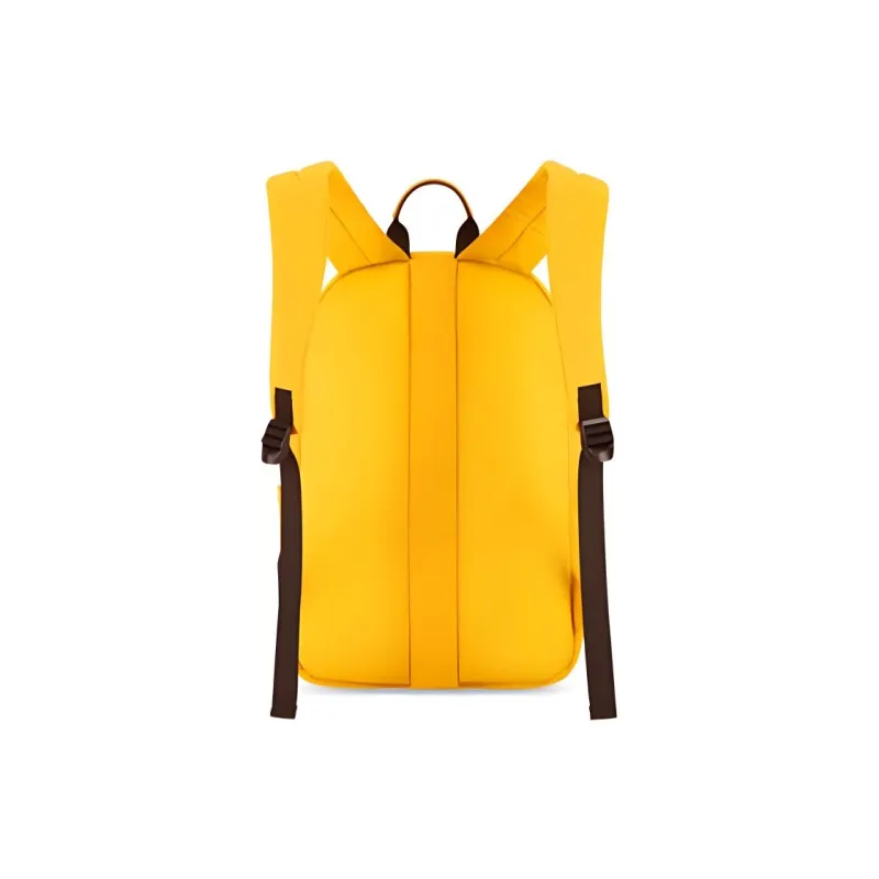 BAGSMART Fabric Backpack Large Size Unisex Black/Lemon/Light Green-2