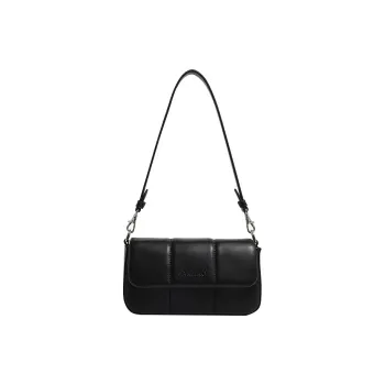 Farmacy Cow Leather Crossbody Bag Shoulder Bag Women's Ecru/Black/Coffee