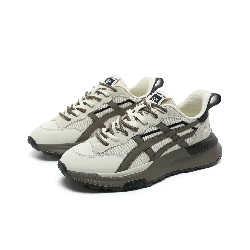 CEDAR HAN Breathable Height Increase Low Top Casual Shoes Unisex-25