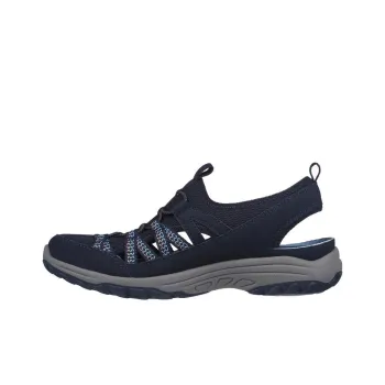 Skechers Reggae Fest Anti-Slip Wear-Resistant Low-Top Casual Shoes Women's Blue