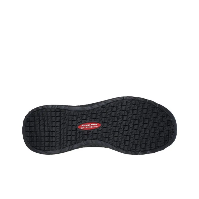 Skechers Work Slip-Resistant Breathable Low-Top Casual Shoes Men's Black-4