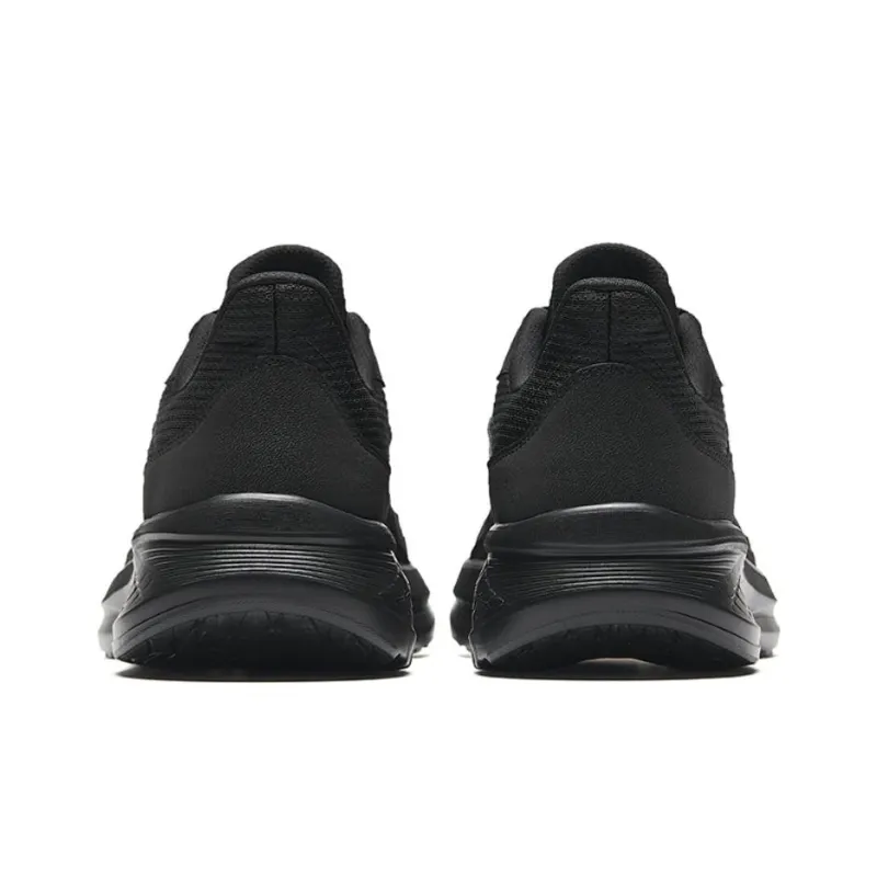 Anta Running Collection Cushioned Slip Resistant Low Top Casual Running Shoes Men's Basic Black-3