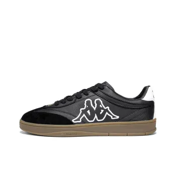 Kappa Tifo Back to Back Anti Slip Wear Resistant Low Top Skateboard Shoes Unisex Black White
