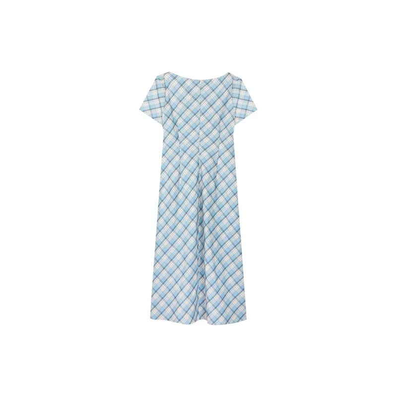 ANNIBUHUO Short Sleeved Dresses Women's-3