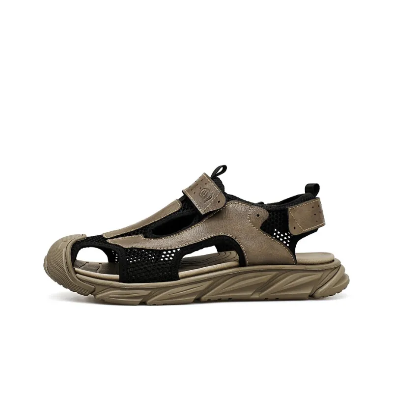 LAORENTOU River Trekking Shoes Men Khaki-6