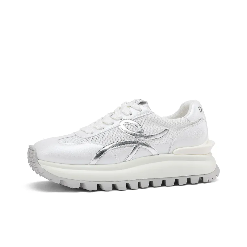D:FUSE SCANDINAVIA Ah-Gan Shoes Cushioning Anti-Slip And Wear-Resistant Low-Top Chunky Sneakers Women's-8