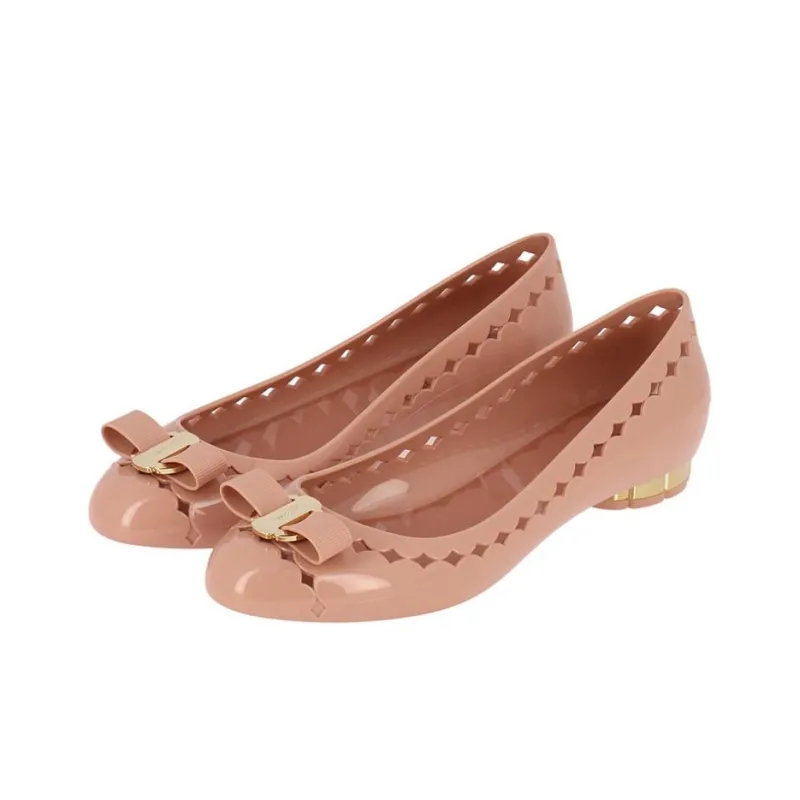 FERRAGAMO Jelly Casual Single Shoes Women's Pink-2