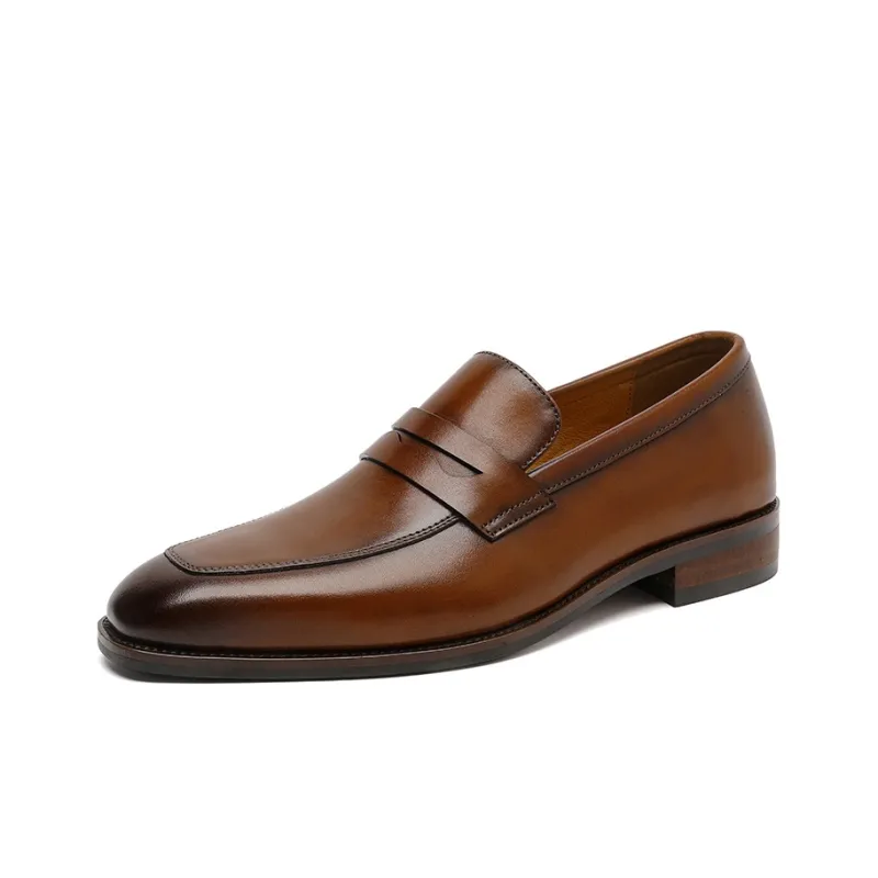 Help Dress Shoes Men Low Top Black-8