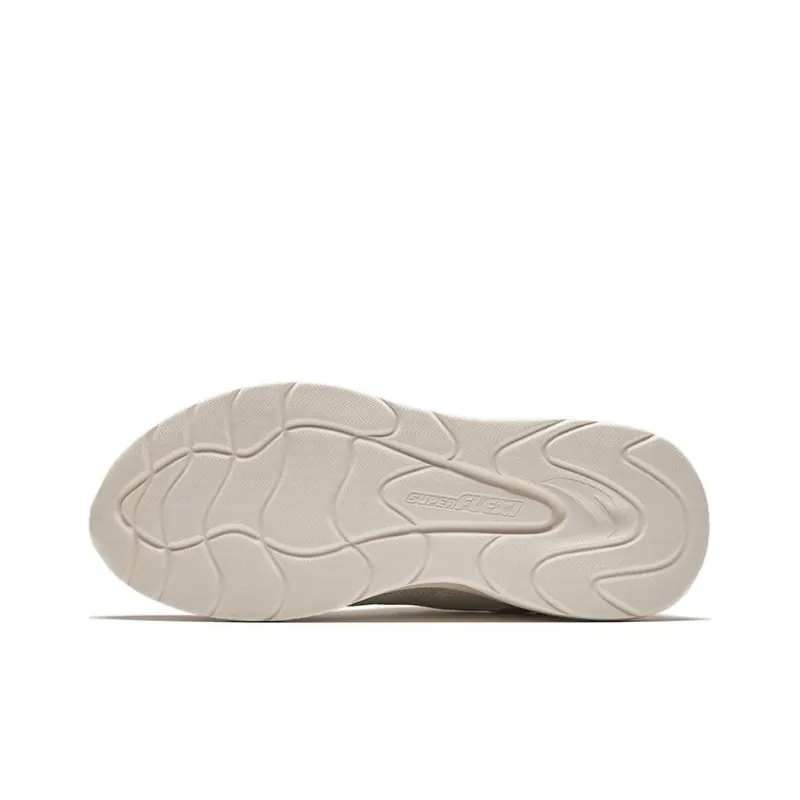 Anta Life Collection Cushioned Slip-Resistant Low-Top Casual Shoes Women's Beige-4