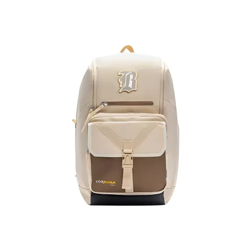 LINING Badfive Backpacks Khaki And Dark Brown