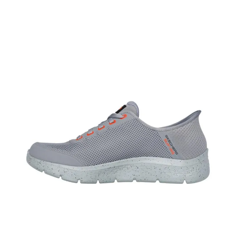 Skechers Go Walk Fle Slip-Resistant Waterproof And Breathable Lightweight Low-Top Running Shoes Men's Gray-1