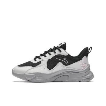 Anta Life Collection Cushioned Slip Resistant Low Top Casual Shoes Women's Gray Black