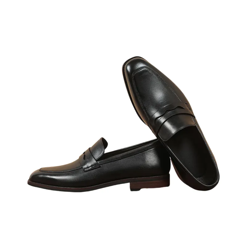 Help Dress Shoes Men Low Top Black-4