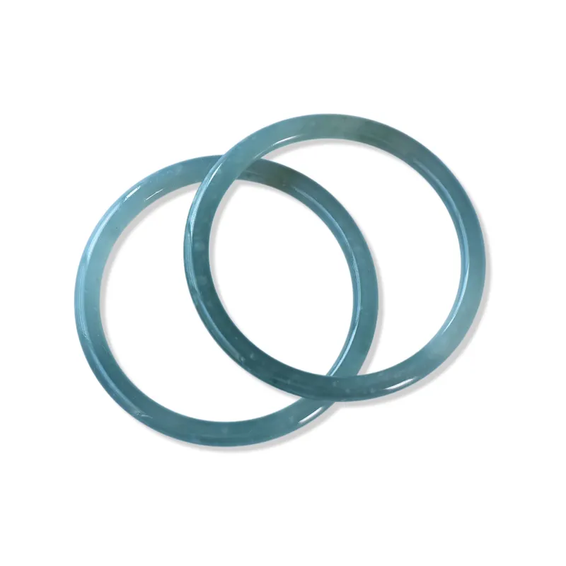 The Call Of The Heart Ice Glutinous Jadeite Bangles Unisex-5