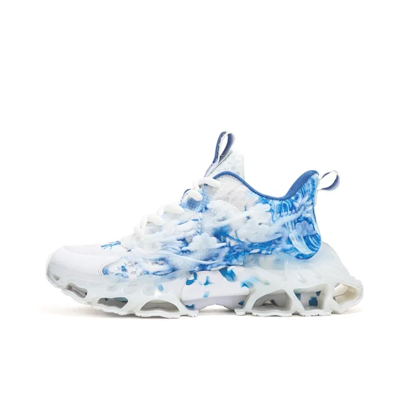 DAFK Wear-Resistant Breathable Support Height Increasing High-Top Chunky Sneakers Men's-8