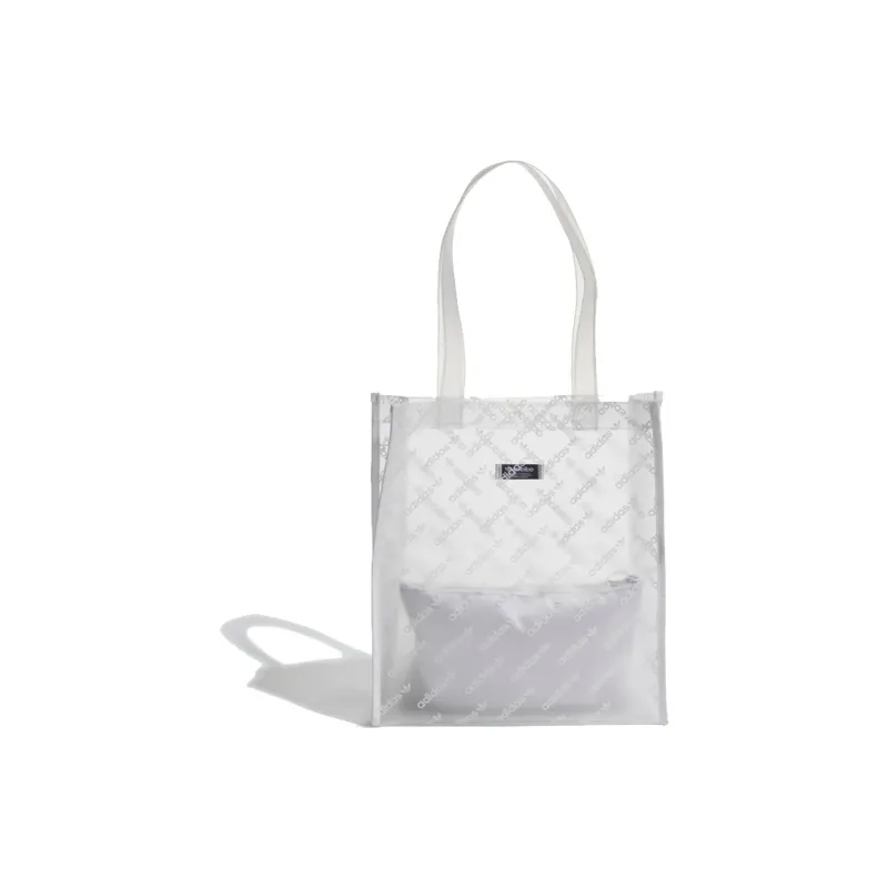 Adidas Originals TPU Tote Bag Shopping Bag Shoulder Bag Handbag Unisex White-2