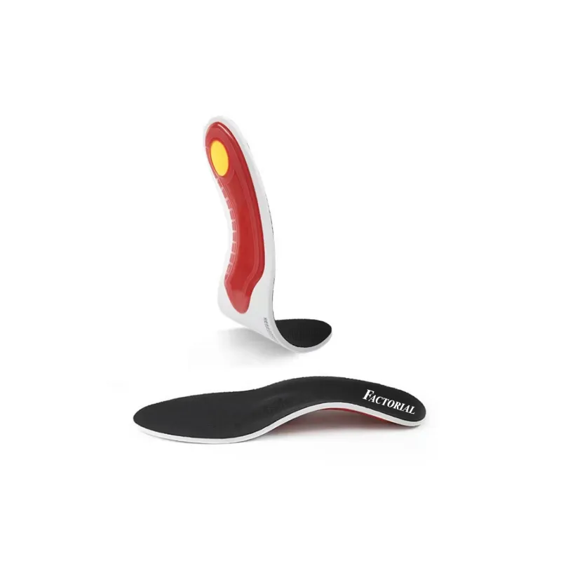 FACTORIAL Insoles Unisex Black Gray-3