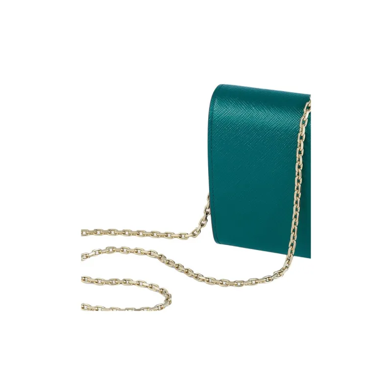 CARTIER C De Cartier Collection Calfskin Shoulder Bag Crossbody Bag Wallet Women's Gasoline Blue-1