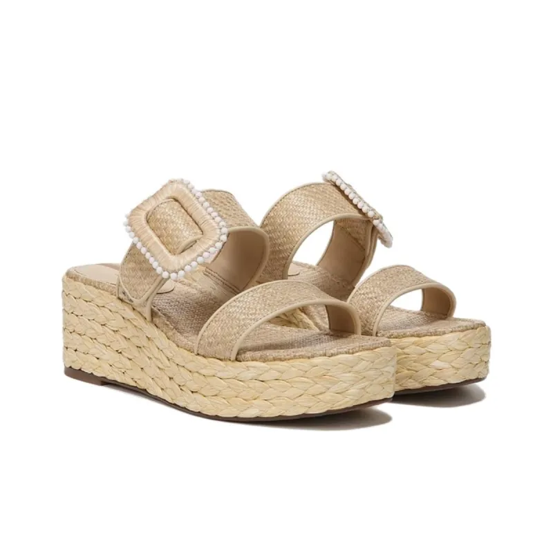 SAM EDELMAN Slide Slippers Women's Eggshell Color-1