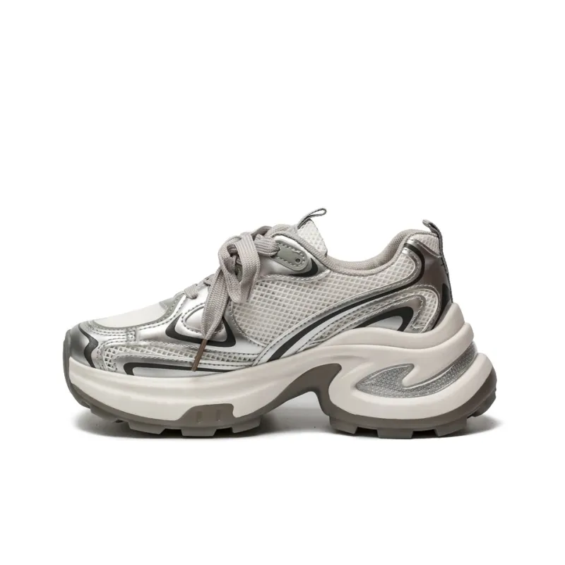 Zun'er Cushioning Anti-Slip And Wear-Resistant Low-Top Chunky Sneakers Unisex-6