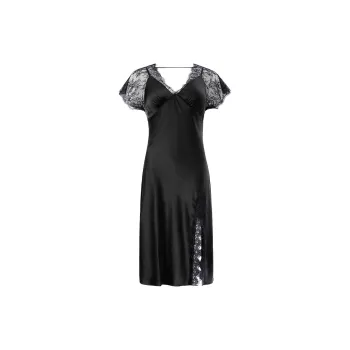 Silk Boundary Nightgown Women's