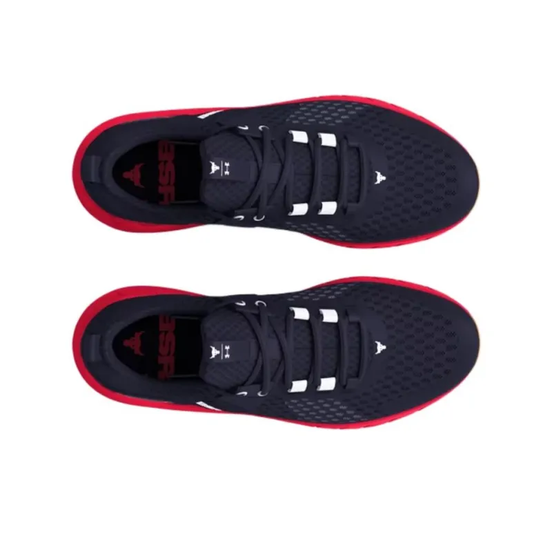 Under Armour Anti Slip Wear Resistant Low Top Training Shoes Men's Blue Red-3
