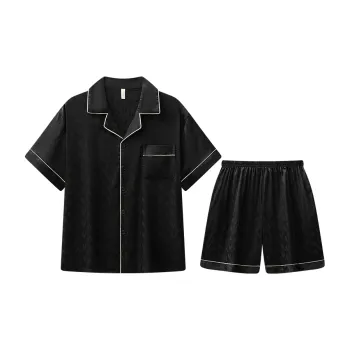 Lan Miao Pajama Set Men's Black