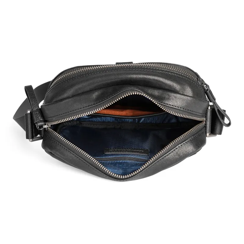 Sharkborough Cow Leather Shoulder Bag, Crossbody Bag Men's-4