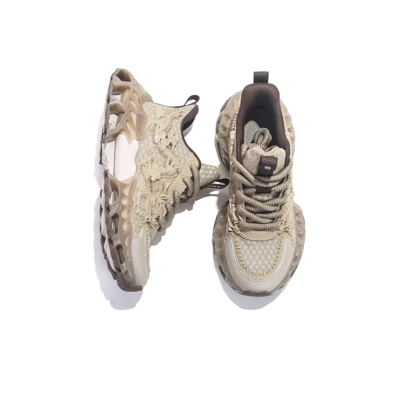 DAFK Wear-Resistant Breathable Support Height Increasing High-Top Chunky Sneakers Men's-19