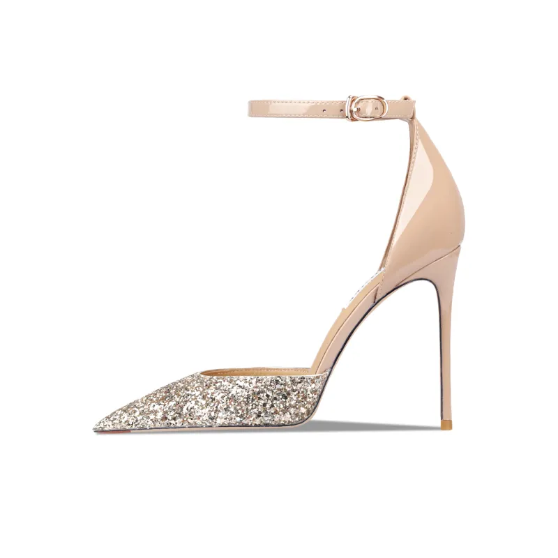 Suyymakk Strap Sandals Women's Gold-1