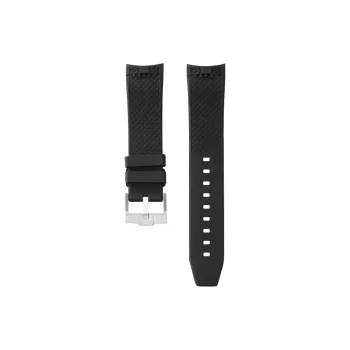VAGENARI Rubber Strap Compatibility Longines Aviation Chronograph Pilot 8 41 Curtis Hawk Black Steel Watch Band Unisex