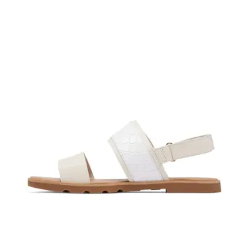 SOREL ELLA III Strap Sandals Flat Women's White