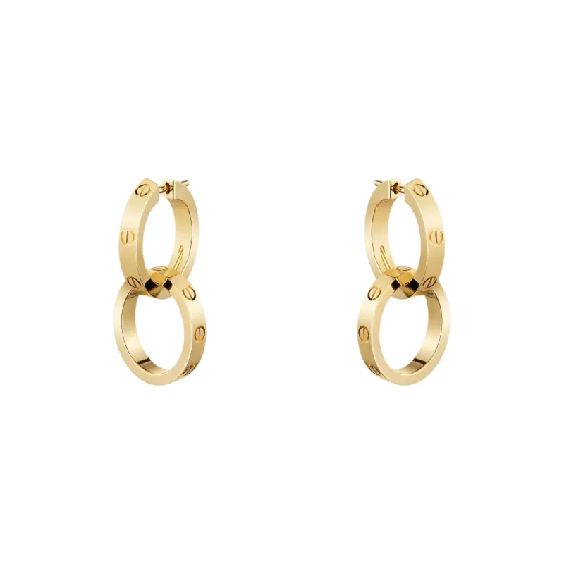 CARTIER 18K Yellow Gold Earrings Women's Gold-0