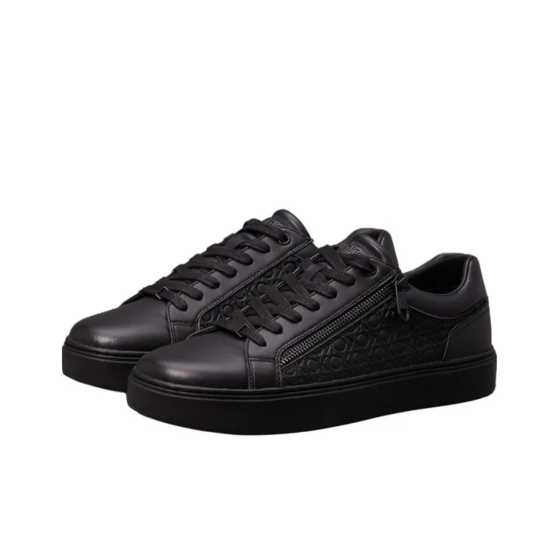 CALVIN KLEIN Low Top Skateboard Shoes Men's Black-2