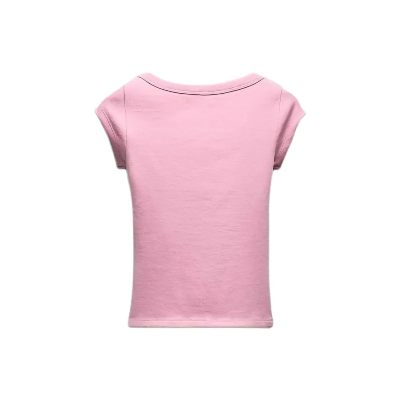 ZARA T-Shirts Women's Pink-1