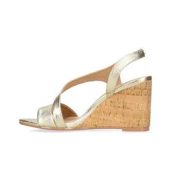 Kurt Geiger London Symmetry Strap Sandals 7.5cm Women's Gold