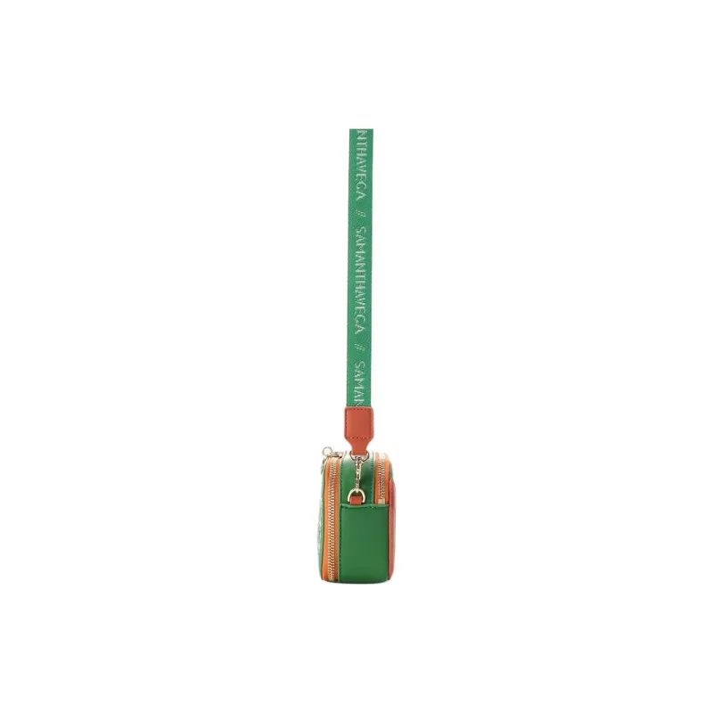 SAMANTHA THAVASA HUNTER×HUNTER Encounter Collaboration Synthetic Leather Crossbody Bag Shoulder Bag Women's Green-3