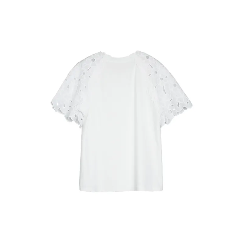 ELLE T Shirts Women's White-1
