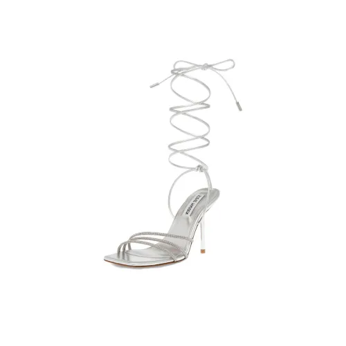 STEVE MADDEN Strap Sandals 9.5cm Women's Silver