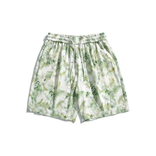 RENBEN Casual Shorts Unisex Taihu Green