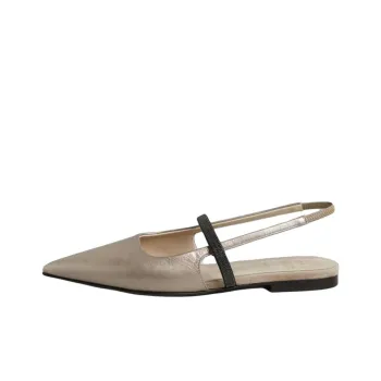 Brunello Cucinelli Monili Bead embellished Ballerina Shoes