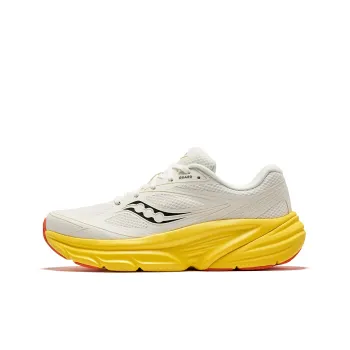 Saucony Anti Slip Wear Resistant Low Top Running Shoes Men's Beige Black