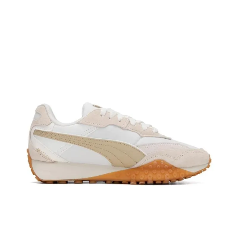 PUMA Blktop Rider Lightweight Low Top Casual Shoes Unisex White Brown-1
