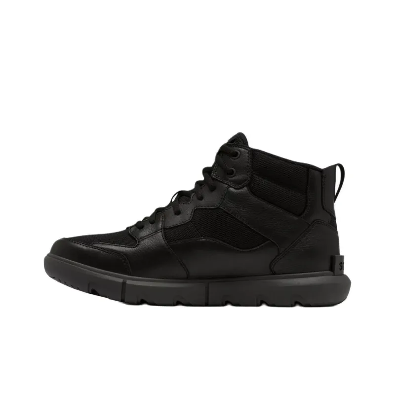 SOREL Explorer Mid-Top Casual Shoes Men's Black-0