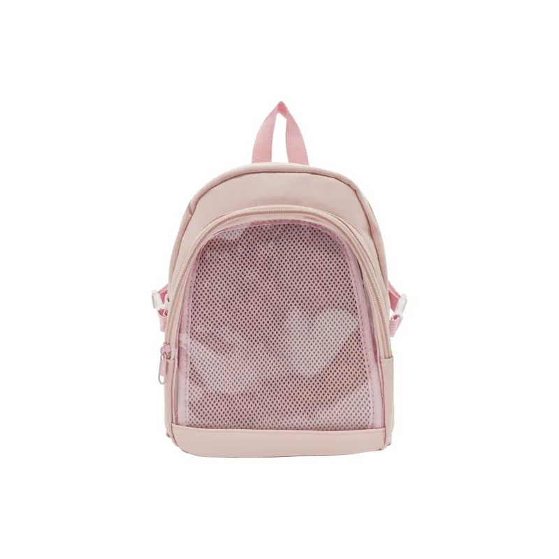UNITE STAR Nylon Commute Versatile Transparent Badge Badge Sunflower Backpack Medium Size Women's-12
