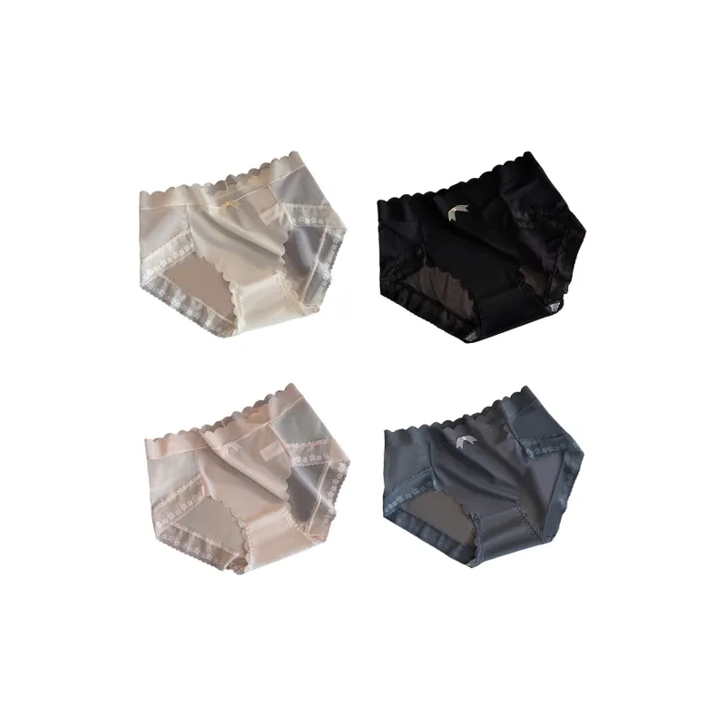 Flowers In Water Underpants Women's 4 Pack-2
