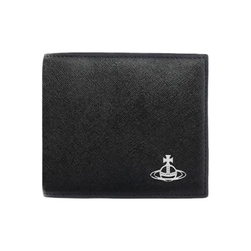 Vivienne Westwood Recycled Polyester Cotton Blend With Polyurethane Wallet Men's Black