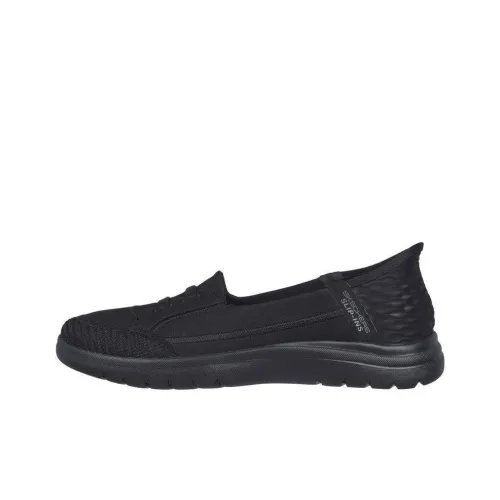 Skechers On The GO Fle used Resistant And Breathable Low Top Casual Shoes Women's Black