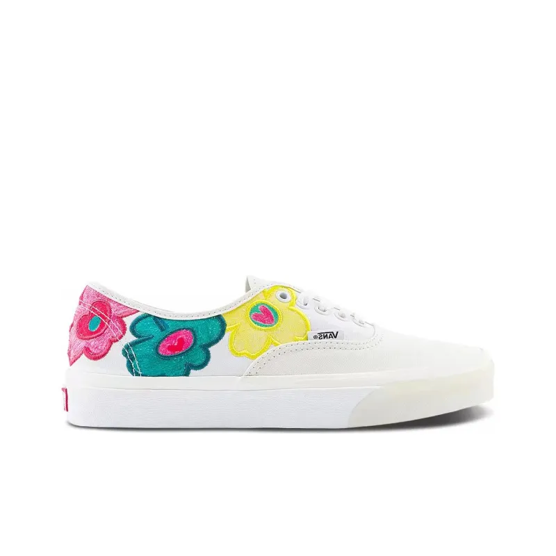 Vans Authentic X The Museum Visitor 'White Yellow Pink'-1